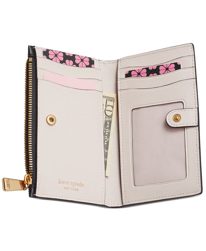 Kate Spade New York Morgan Colorblocked Saffiano Leather Small Slim Bifold Wallet Macys 8225