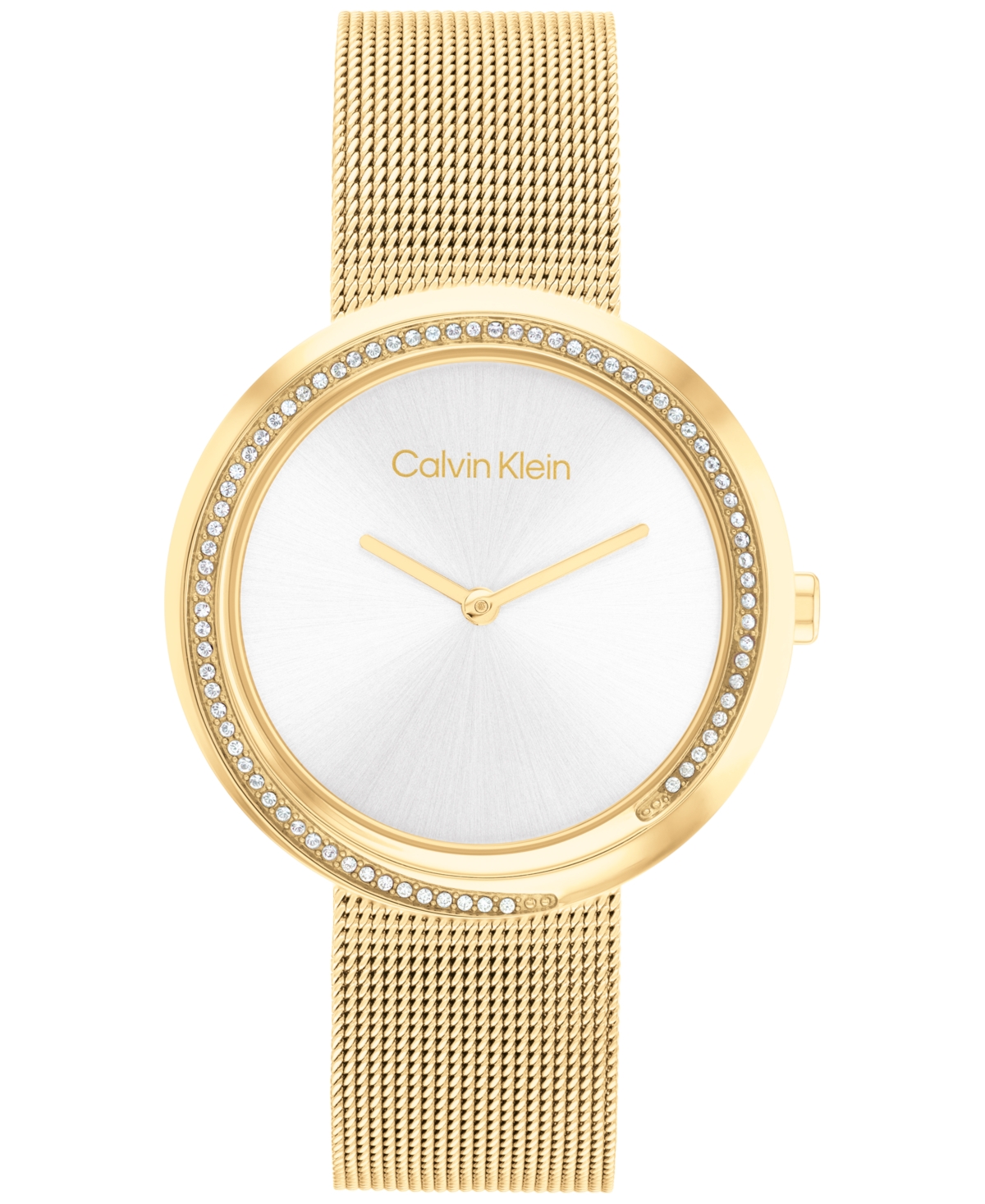Women's Gold-Tone Stainless Steel Mesh Bracelet Watch 34mm - Gold