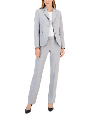 women's gray suit separates