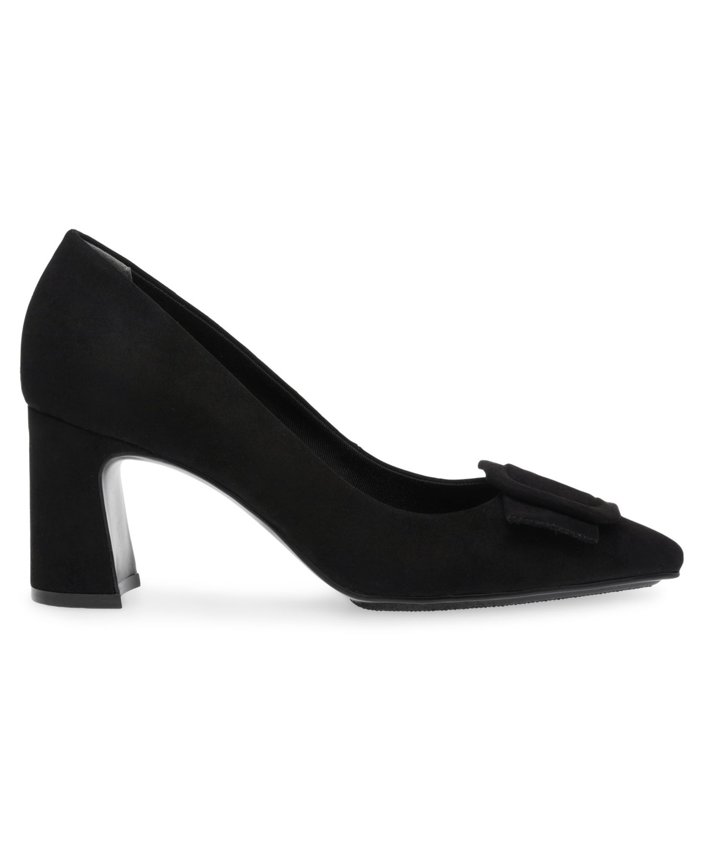Женские туфли Anne Klein Bentley Block Heel Dress Pumps, цвет: Чёрный — фото 2