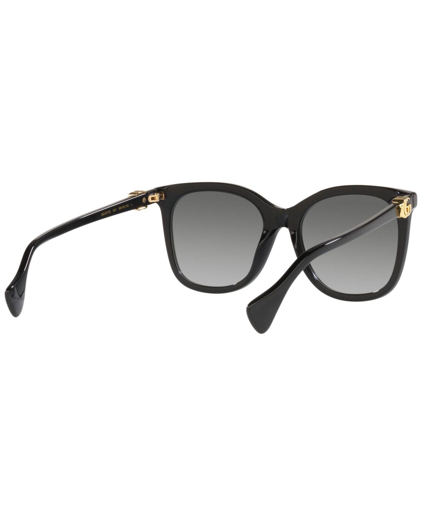 Женские солнцезащитные очки Gucci Sunglasses, GG1071S 55, цвет: Чёрный — фото 9