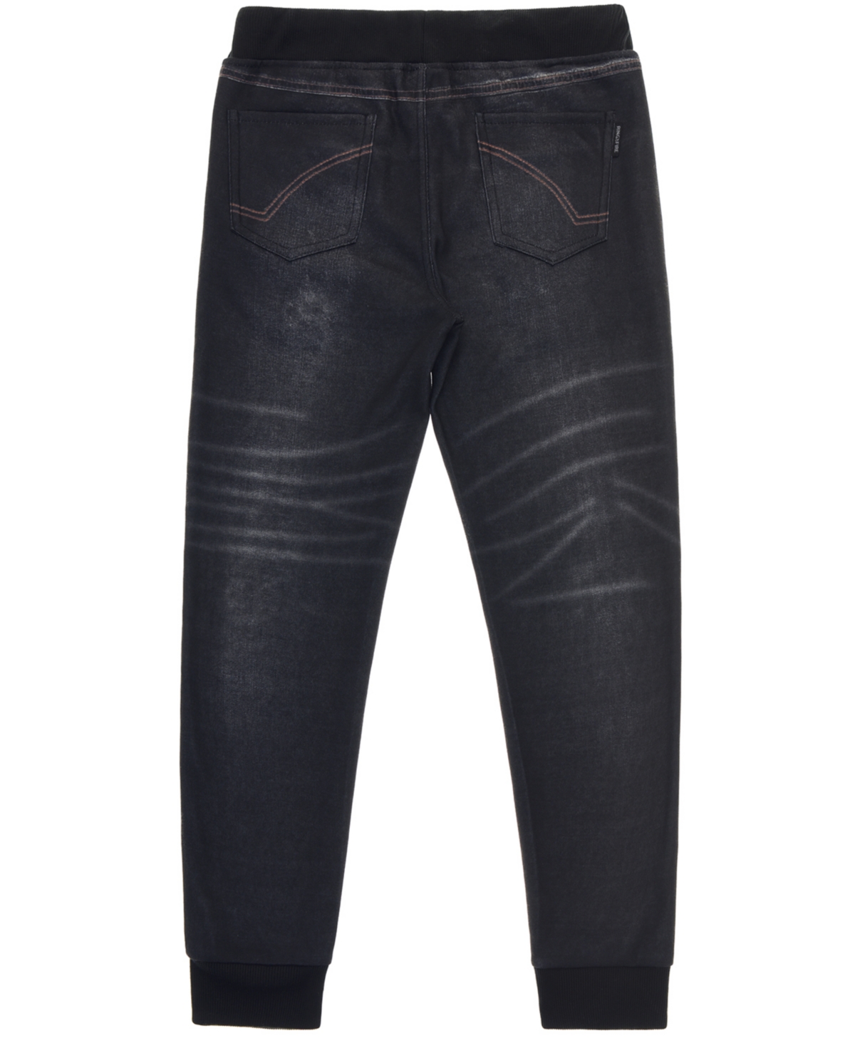 Ring of Fire Big Boys Printed Moto Denim Knit Joggers