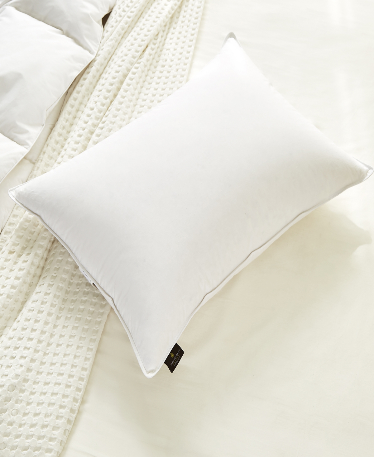 Farm to Home Premium White Down Medium/Firm Cotton Pillow, King