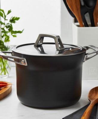 Motion 4-Qt Aluminum Hard Anodized Nonstick Soup Pot 