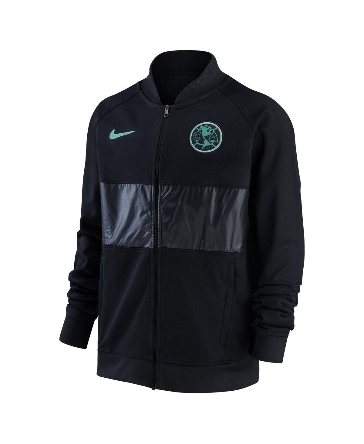 Nike Youth  Black Club America I96 Anthem Raglan Full-zip Jacket In Black