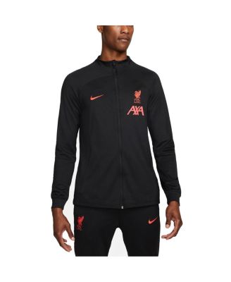 Men's Nike Black Liverpool Performance Strike Track Full-Zip