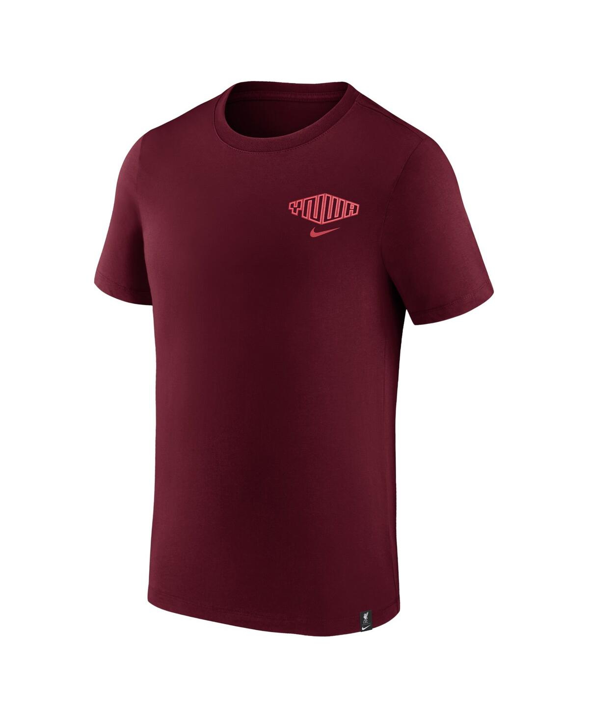 Men's NikeLiverpool Team Voice T-shirt - Burgundy