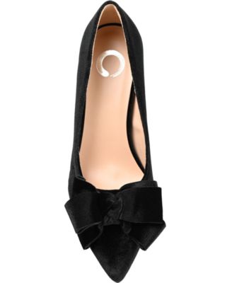 Women's Crystol Pointed Toe Bow Stiletto Pumps