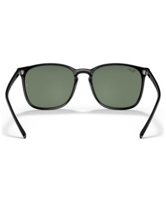 Men's Low Bridge Fit Sunglasses, RB4387F 55