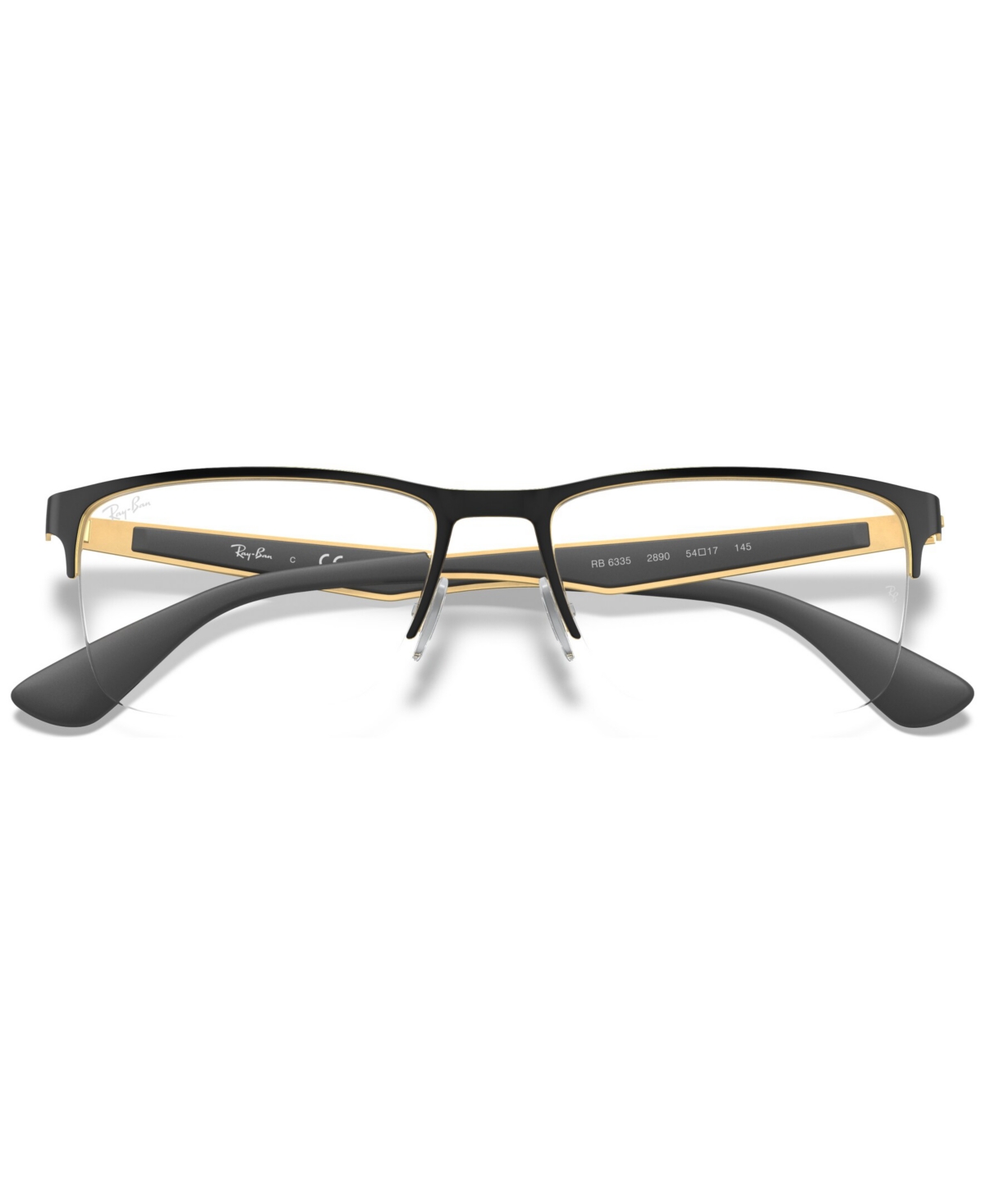 Ray-Ban RX6335 Unisex Rectangle Eyeglasses