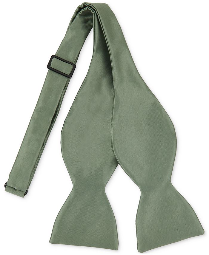 Men's Premium Self-Check Polyester Satin Bow Tie