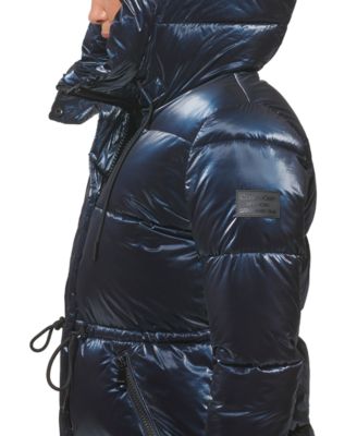 Shine Hooded Anorak Puffer Coat 