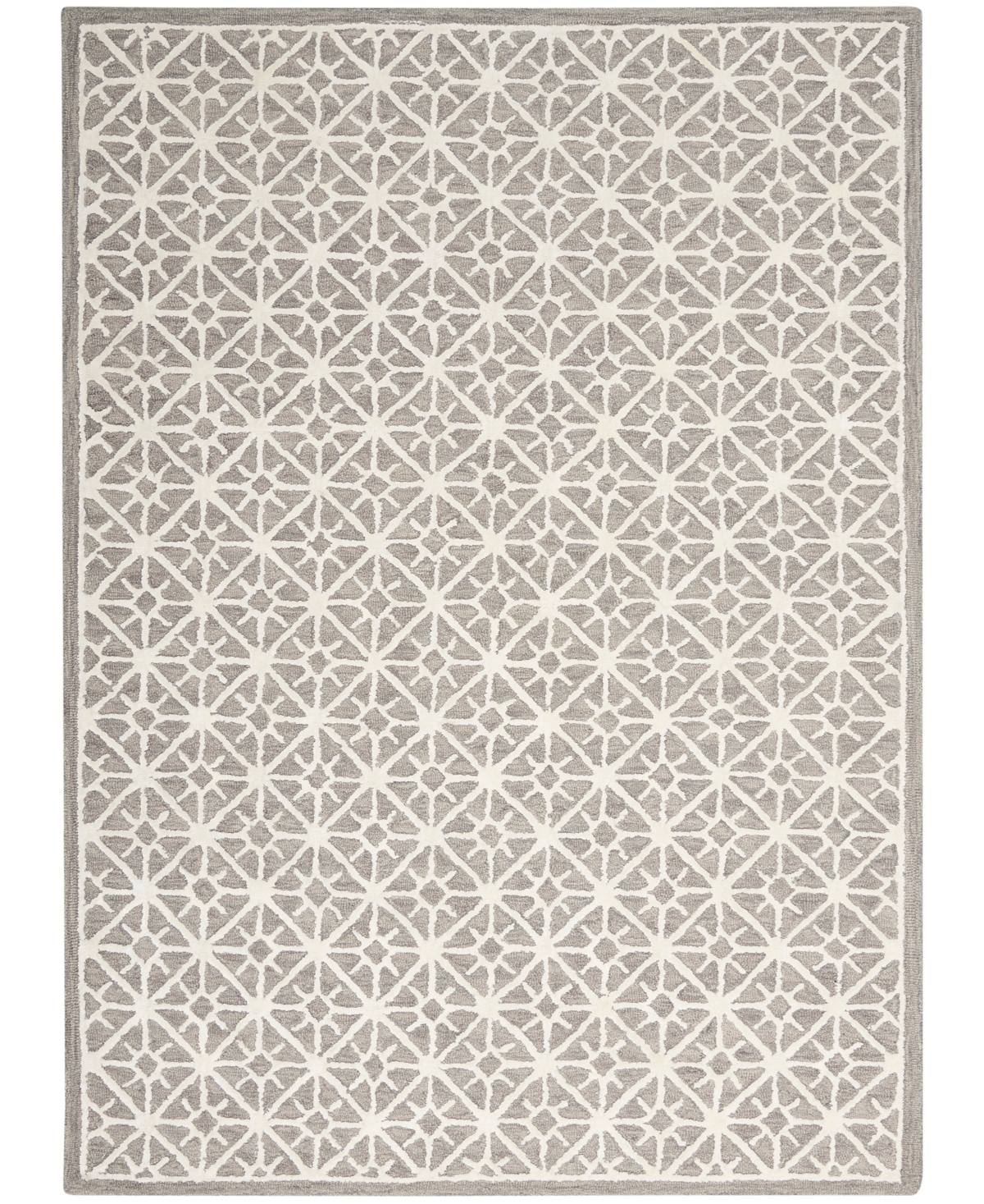 Nicole Curtis Series 2 SR201 5'3in x 7'3in Area Rug - Gray