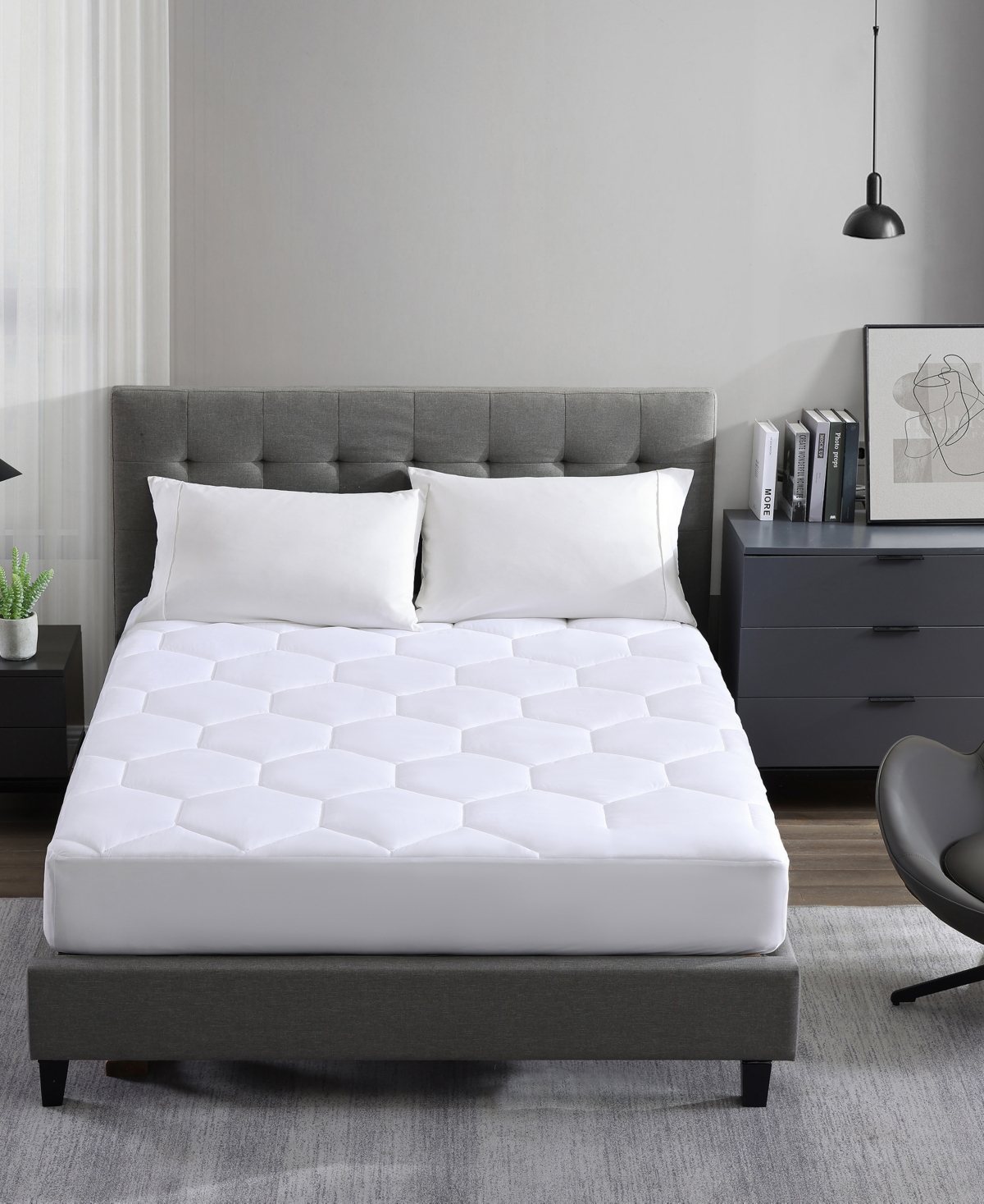Royal Luxe Classic Quilted Down Alternative Mattress Pad, Queen, Exclusively at Macy's