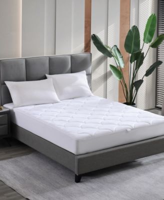 Royal Luxe Water-Resistant Quilted Down Alternative Mattress Pad, Full, Exclusively at Macy’s