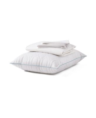 Allied Home Tencel Soft Breathable Mattress Protector Set Collection In White