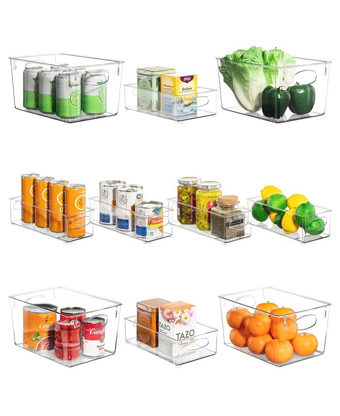 Sorbus Plastic Storage Organizer Container Bins with Hand