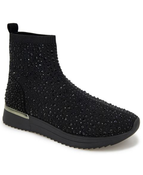 Женские кроссовки Kenneth Cole Reaction Cameron Jewel High Top, цвет: Чёрный
