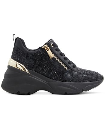 ALDO Quartz Zip Wedge Sneakers - Macy's