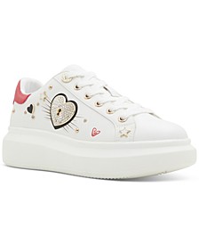 Lovekey Lace-Up Sneakers