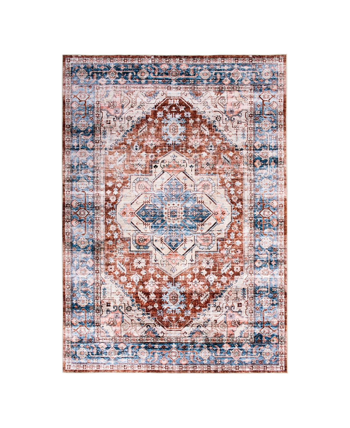 Main Street Rugs Craley 7018 7'10in x 10' Area Rug - Multi