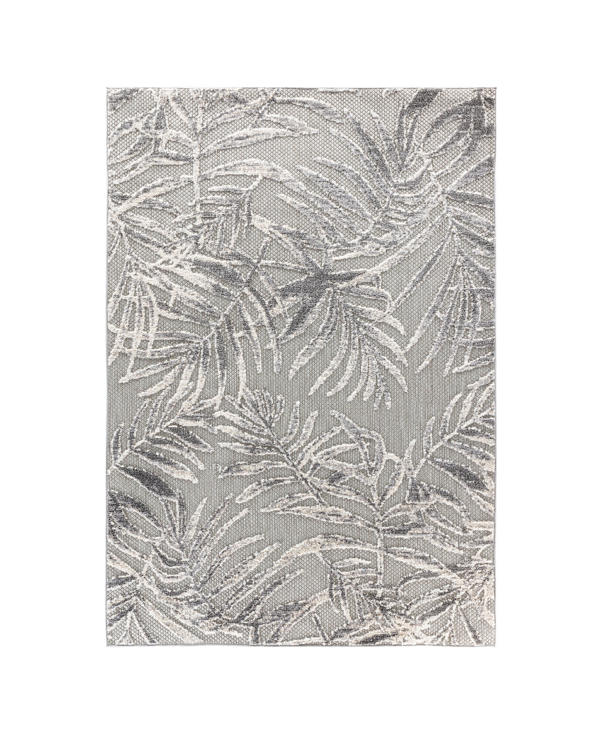 Main Street Rugs Dodds 5552 7'10in x 10' Outdoor Area Rug - Gray