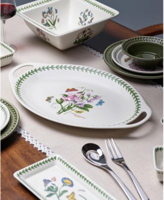 Botanic Garden Oval Handled Platter 