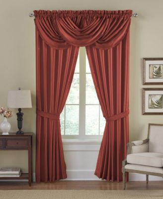 Versailles Faux Silk Waterfall Window Valance