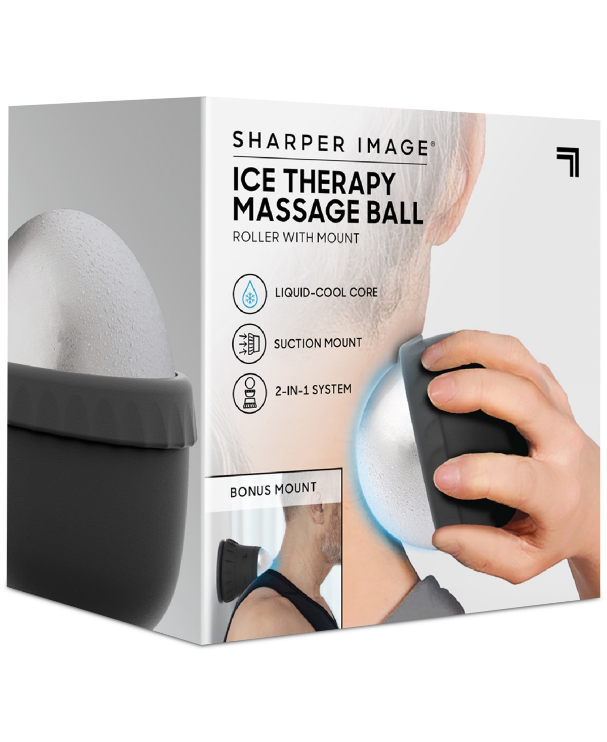 Shop Sharper Image Ice Therapy Massage Ball In Grey