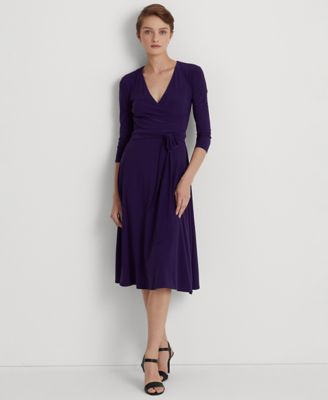 Surplice jersey dress on sale