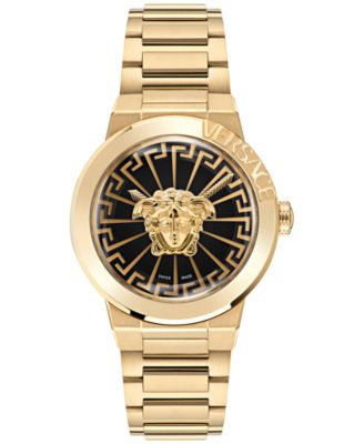 Versace - Women's Swiss Medusa Infinite Gold Ion Plated Stainless Steel Bracelet Watch 38mm