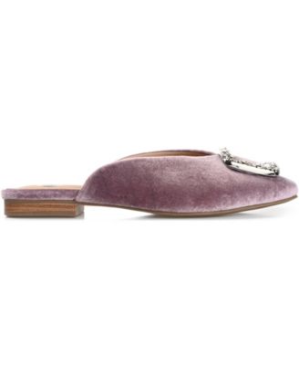 Women's Sonnia Velvet Embellished Mules