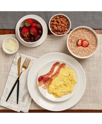 Tabletops Unlimited Inspiration by Denmark Round Coupe 42 Pc. Dinnerware Set, Service for 6