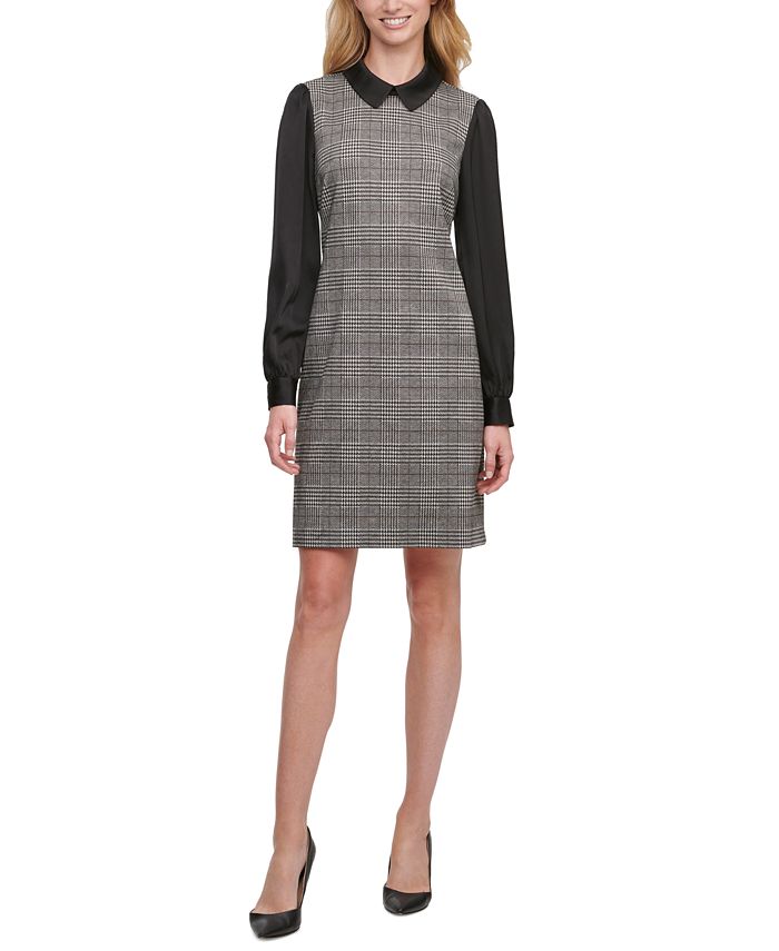 Tommy hilfiger collared shift dress best sale