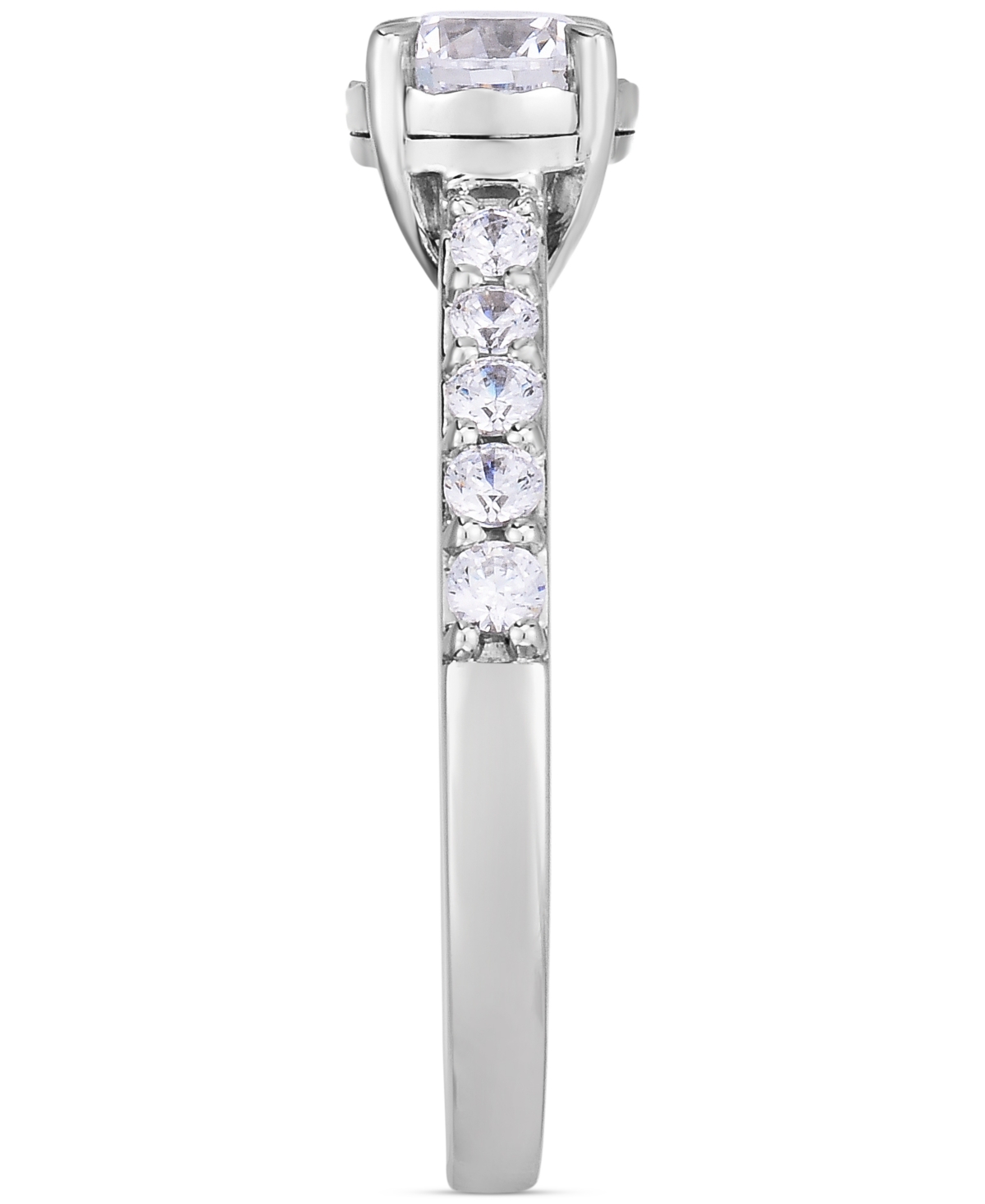 TruMiracle Diamond Solitaire Plus Engagement Ring (1 ct. t.w.) in 14k- White Gold