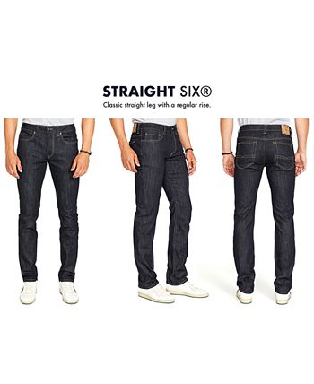 Buffalo David Bitton Men's Straight Six Stretch Jeans - Macy's
