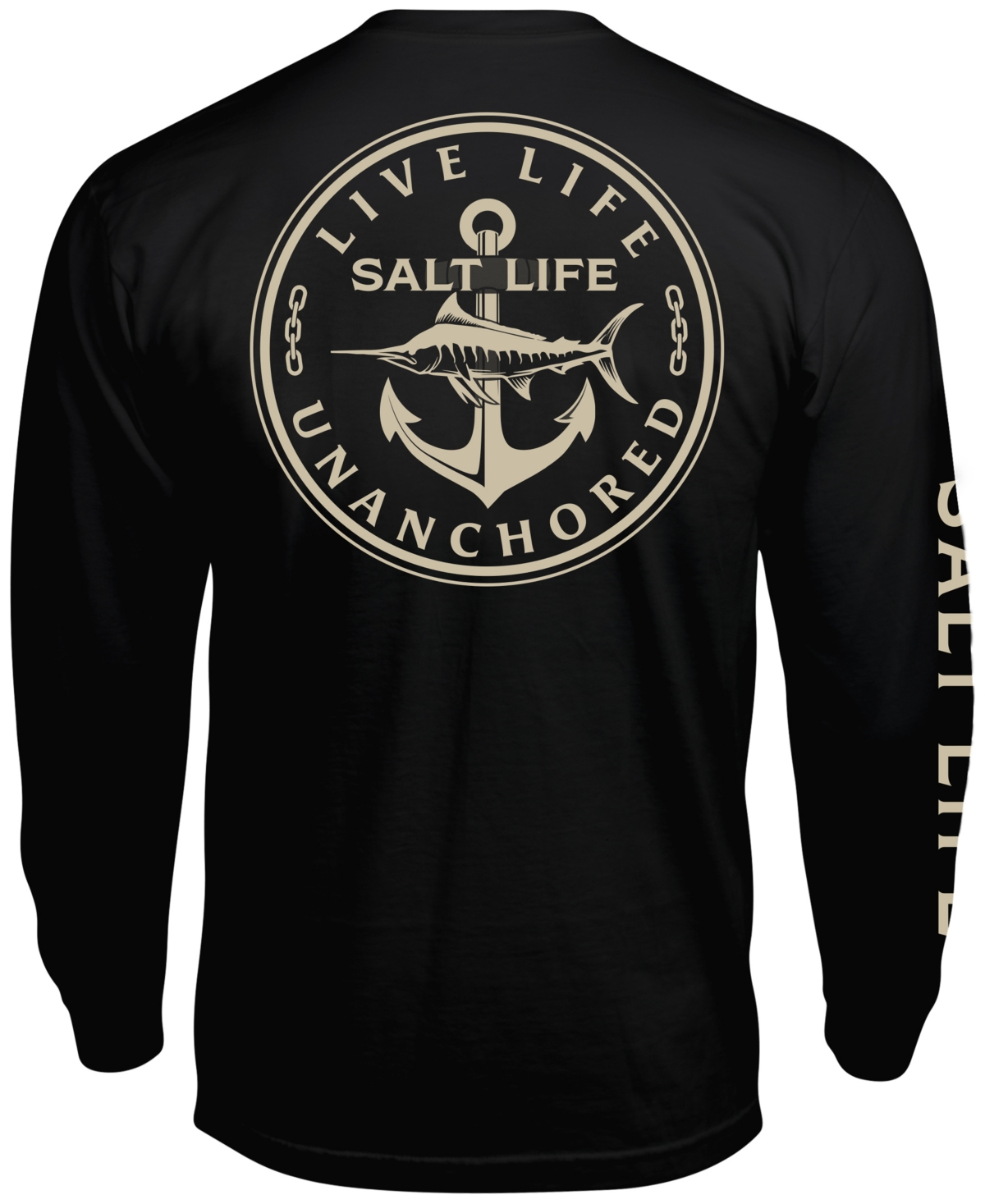 Salt Life Waterman's Trifecta Long-Sleeve UV T-Shirt, Mens, 2XL, Sea Green Heather