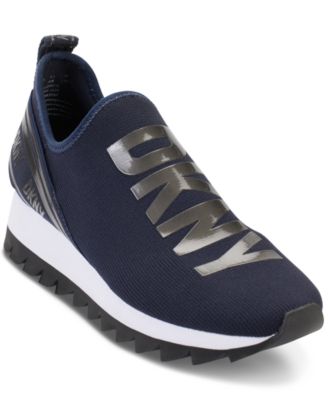 DKNY Alona-Slip On Snea Sneakers voor dames, zwart, 40 EU
