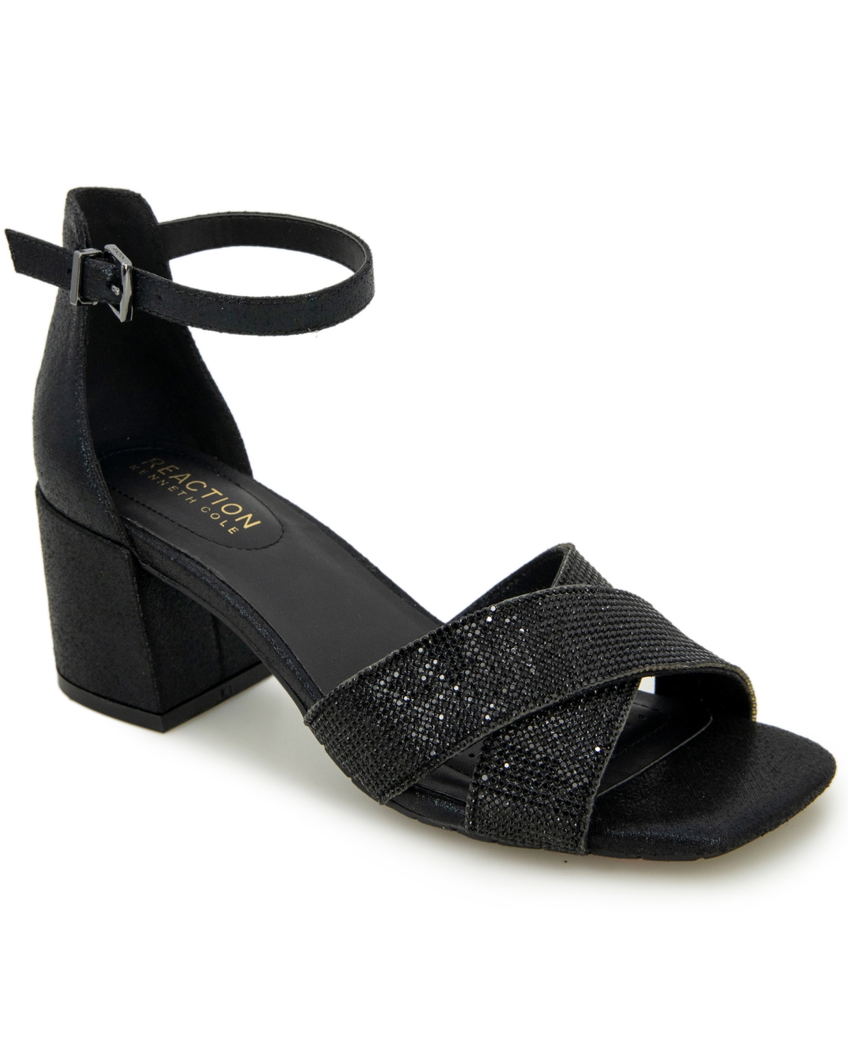 Women's Mix X Band Dress Sandal - Black