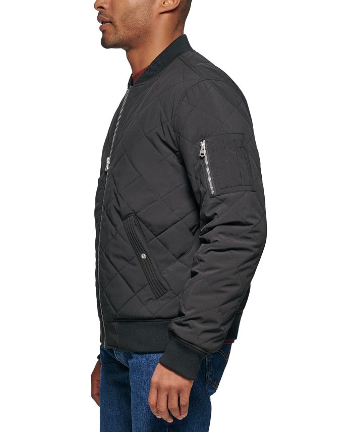 Levi's Men's Quilted Fashion Bomber Jacket & Reviews Coats & Jackets