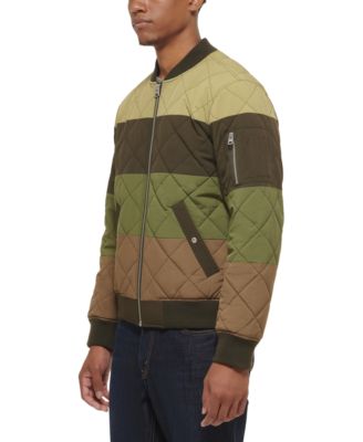 Men's Quilted Fashion Bomber Jacket