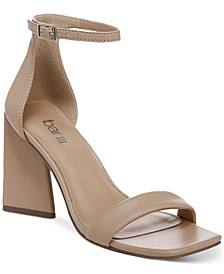 Women's Appel Two-Piece Flared-Heel Dress Sandals, Created for Macy's