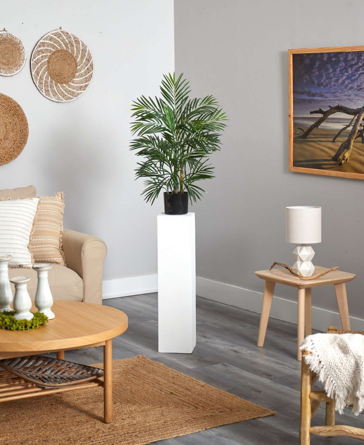 NEARLY NATURAL 2.5' ARECA PALM UV RESISTANT 