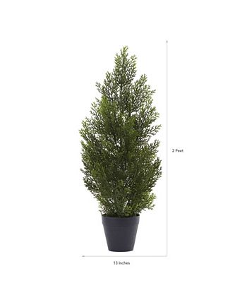 Nearly Natural - 2' Mini Cedar Pine Tree