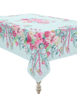 Boho Christmas Tablecloth, 70" x 144"
