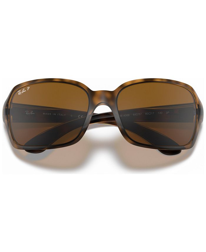 Ray-Ban Polarized Sunglasses, RB4068 & Reviews - Sunglasses by Sunglass Hut  - Handbags & Accessories - Macy's