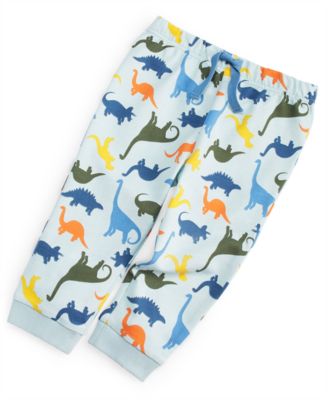First Impressions - Baby Boys Dinosaur-Print Jogger Pants