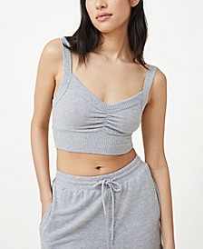 Women's Super Soft Ruched Tank Top
