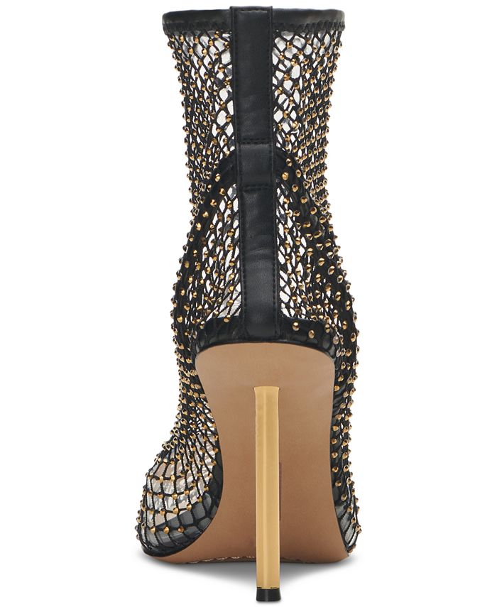 Vince Camuto Women's Kiskia Rhinestone Mesh Booties & Reviews Booties