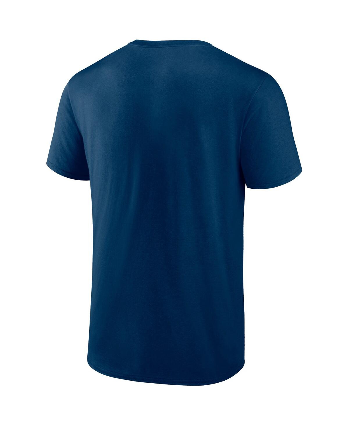Men's Fanaticsand Heathered Gray Chicago Bears Parent T-shirt Combo Pack - Navy, Heathered Gray
